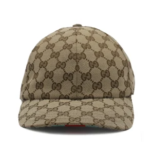 BEIGE AND BROWN HAT