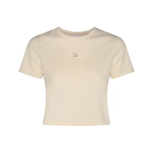 BEIGE COTTON BABY FOX T-SHIRT