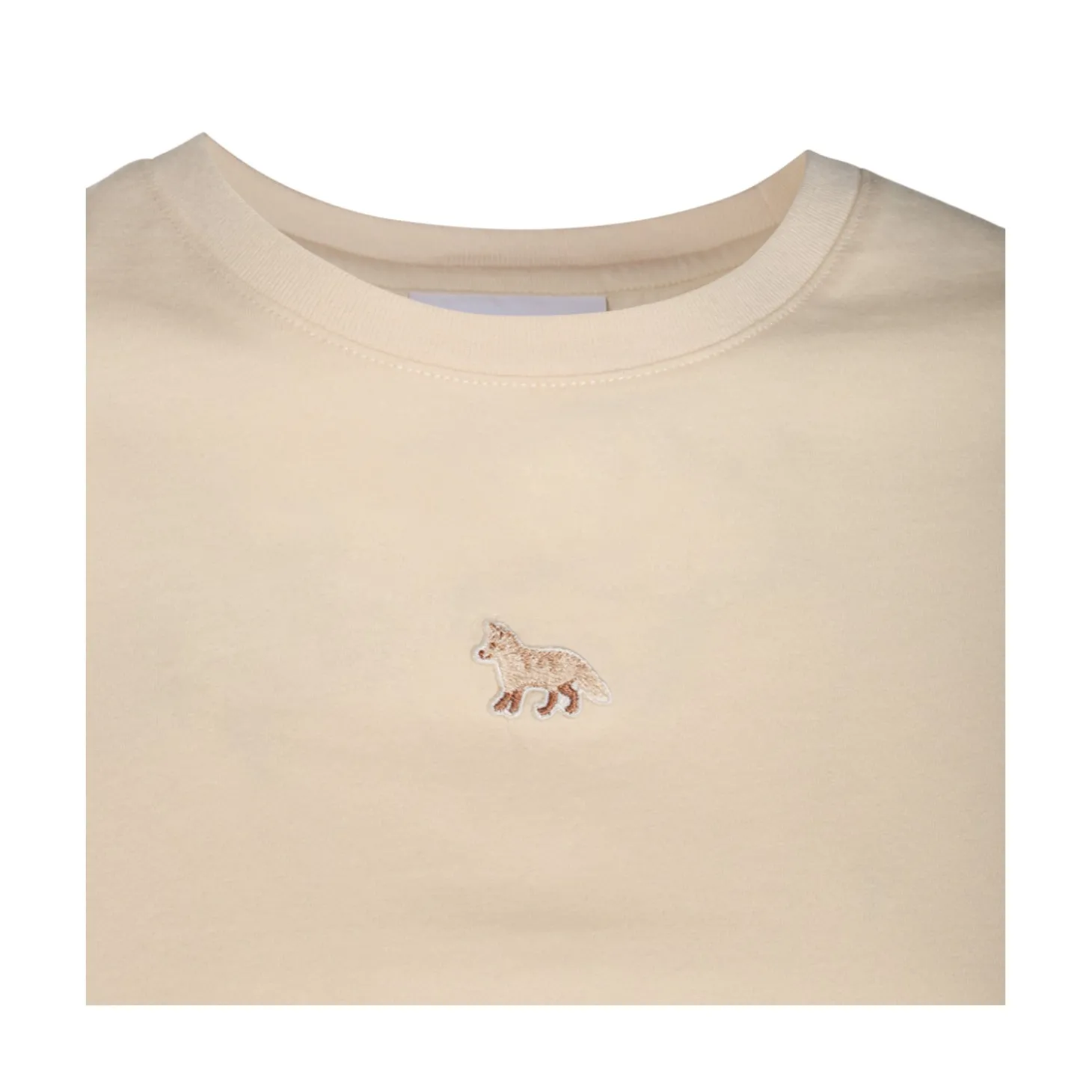 beige_cotton_baby_fox_tsh_2.webp BEIGE COTTON BABY FOX T-SHIRT