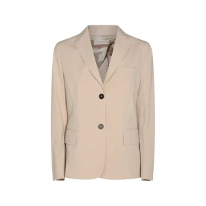 BEIGE COTTON CASUAL JACKET