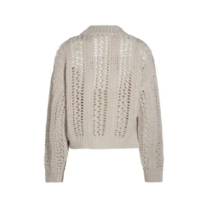 BEIGE COTTON KNITWEAR