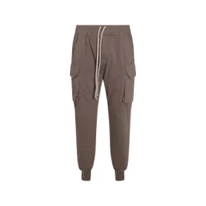 BEIGE COTTON MASTODON CUT PANTS