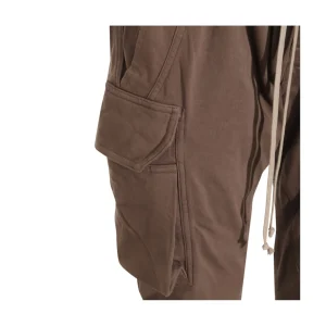 BEIGE COTTON MASTODON CUT PANTS