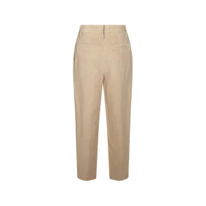 BEIGE COTTON PANTS