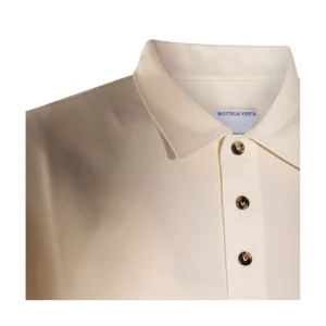 BEIGE COTTON POLO SHIRT