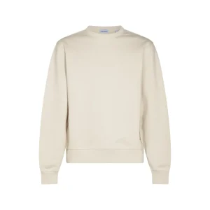 BEIGE COTTON SWEATSHIRT