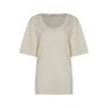 BEIGE COTTON T-SHIRT