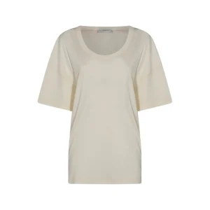 BEIGE COTTON T-SHIRT