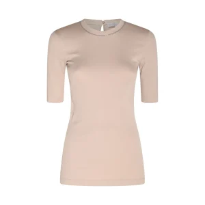 BEIGE COTTON T-SHIRT