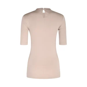 BEIGE COTTON T-SHIRT