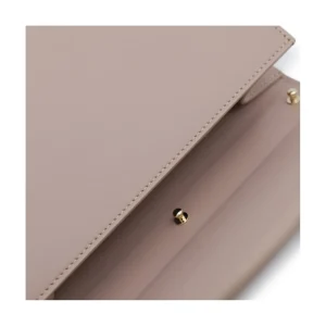 BEIGE LEATHER CROSSBODY BAG