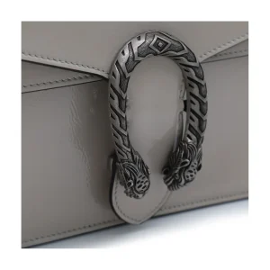 BEIGE LEATHER DIONYSUS SHOULDER BAG