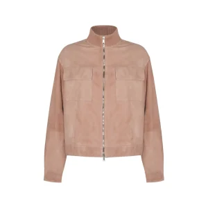 BEIGE LEATHER JACKET