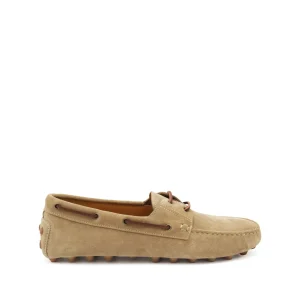 BEIGE LEATHER LOAFERS