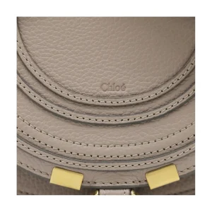 BEIGE LEATHER MARCIE SMALL SHOULDER BAG
