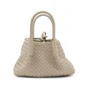BEIGE LEATHER PINACOTECA SMALL TOTES