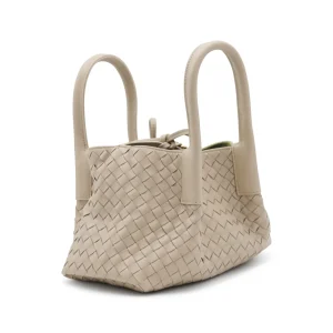 BEIGE LEATHER PINACOTECA SMALL TOTES