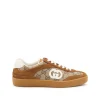 BEIGE LEATHER SNEAKERS