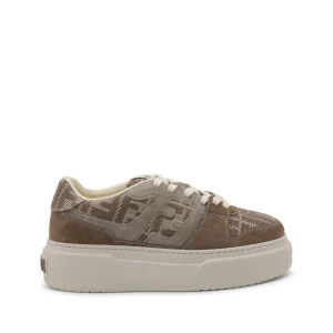 BEIGE LEATHER SNEAKERS