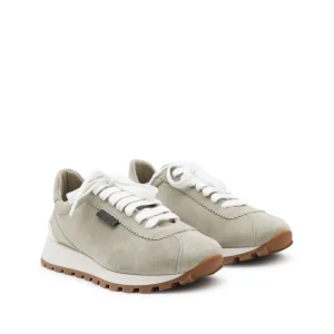 BEIGE LEATHER SNEAKERS