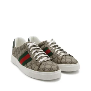 BEIGE LEATHER SNEAKERS