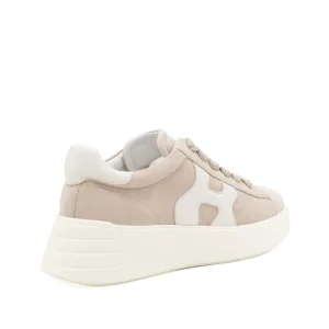 BEIGE LEATHER SNEAKERS
