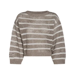 BEIGE LINEN KNITWEAR