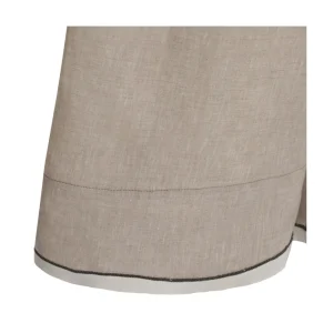 BEIGE LINEN PANTS