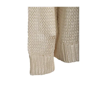 BEIGE SILK KNITWEAR