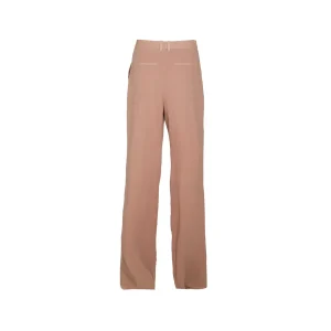 BEIGE SILK PANTS