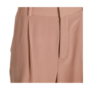 BEIGE SILK PANTS