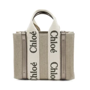 BEIGE WOODY TOTES