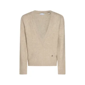 BEIGE WOOL KNITWEAR