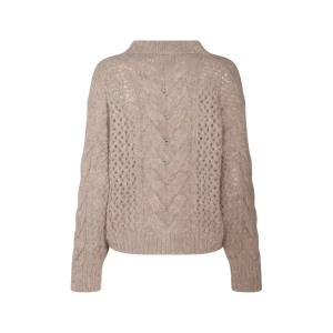 BEIGE WOOL KNITWEAR