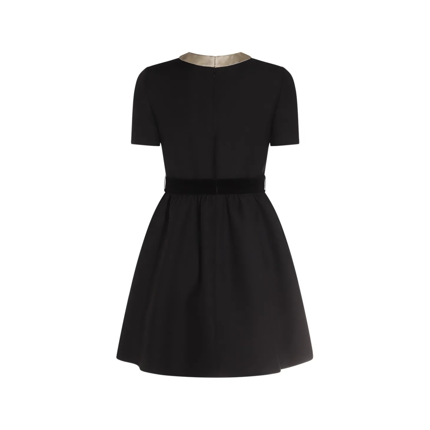 black_and_beige_wool_and__1.webp BLACK AND BEIGE WOOL AND SILK DRESS