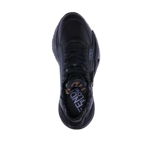 BLACK AND BROWN LEATHER LOAFERS