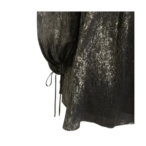BLACK AND GOLD DRESS