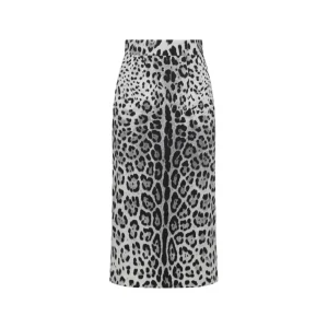 BLACK AND GREY SKIRT