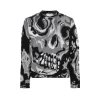BLACK AND SILVER KNITWEAR