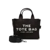 BLACK AND WHITE CANVAS TOTE BAG