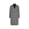 BLACK AND WHITE COAT