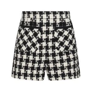 BLACK AND WHITE SHORTS