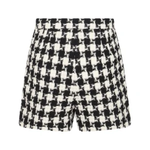 BLACK AND WHITE SHORTS