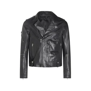 BLACK BAUHAUS LEATHER JACKET