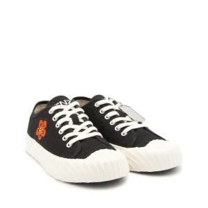 BLACK CANVAS SNEAKERS