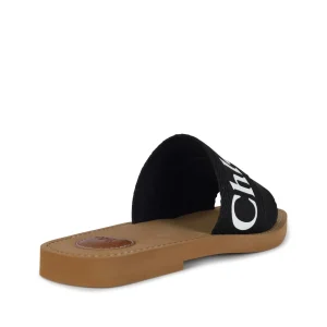 BLACK CANVAS WOODY FLATS