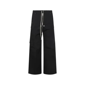 BLACK CARGO PANTS