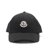 BLACK COTTON BASEBALL CAP