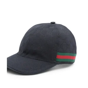 BLACK COTTON BASEBALL CAP