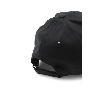 BLACK COTTON BASEBALL CAP